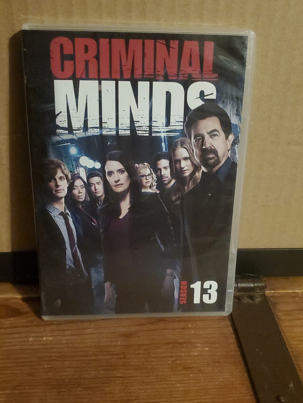 Criminal Minds Season 13 DVD - Black & Red Cover